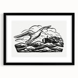 Expressionist Art - Seagull and Steamship at Sea by Leo Gestel