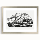 Expressionist Art - Seagull and Steamship at Sea by Leo Gestel