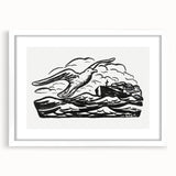 Expressionist Art - Seagull and Steamship at Sea by Leo Gestel