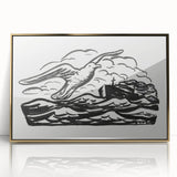 Expressionist Art - Seagull and Steamship at Sea by Leo Gestel