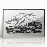 Expressionist Art - Seagull and Steamship at Sea by Leo Gestel