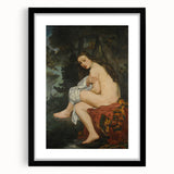 Impressionist Nude Wall Art - La Nymphe Surprise by Manet, Elegant Print