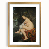 Impressionist Nude Wall Art - La Nymphe Surprise by Manet, Elegant Print