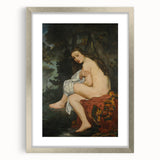 Impressionist Nude Wall Art - La Nymphe Surprise by Manet, Elegant Print