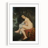 Impressionist Nude Wall Art - La Nymphe Surprise by Manet, Elegant Print
