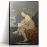 Impressionist Nude Wall Art - La Nymphe Surprise by Manet, Elegant Print