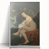 Impressionist Nude Wall Art - La Nymphe Surprise by Manet, Elegant Print