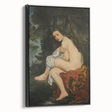 Impressionist Nude Wall Art - La Nymphe Surprise by Manet, Elegant Print