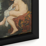 Impressionist Nude Wall Art - La Nymphe Surprise by Manet, Elegant Print