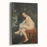 Impressionist Nude Wall Art - La Nymphe Surprise by Manet, Elegant Print