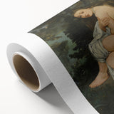 Impressionist Nude Wall Art - La Nymphe Surprise by Manet, Elegant Print