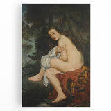 Impressionist Nude Wall Art - La Nymphe Surprise by Manet, Elegant Print