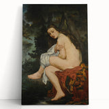 Impressionist Nude Wall Art - La Nymphe Surprise by Manet, Elegant Print