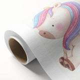 Nursery Wall Art - Cute Pastel Unicorn Print for Kids Room Decor