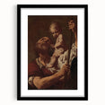 Romanticism Art: Saint Christopher with Christ - Classic Romantic Painting