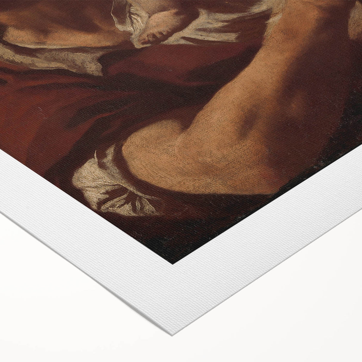 Romanticism Art: Saint Christopher with Christ - Classic Romantic Painting