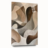 Acrylic Dining Room Artwork - Earthy Abstract Wall Art