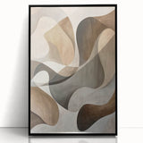 Acrylic Dining Room Artwork - Earthy Abstract Wall Art