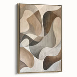Acrylic Dining Room Artwork - Earthy Abstract Wall Art