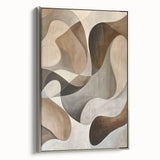 Acrylic Dining Room Artwork - Earthy Abstract Wall Art