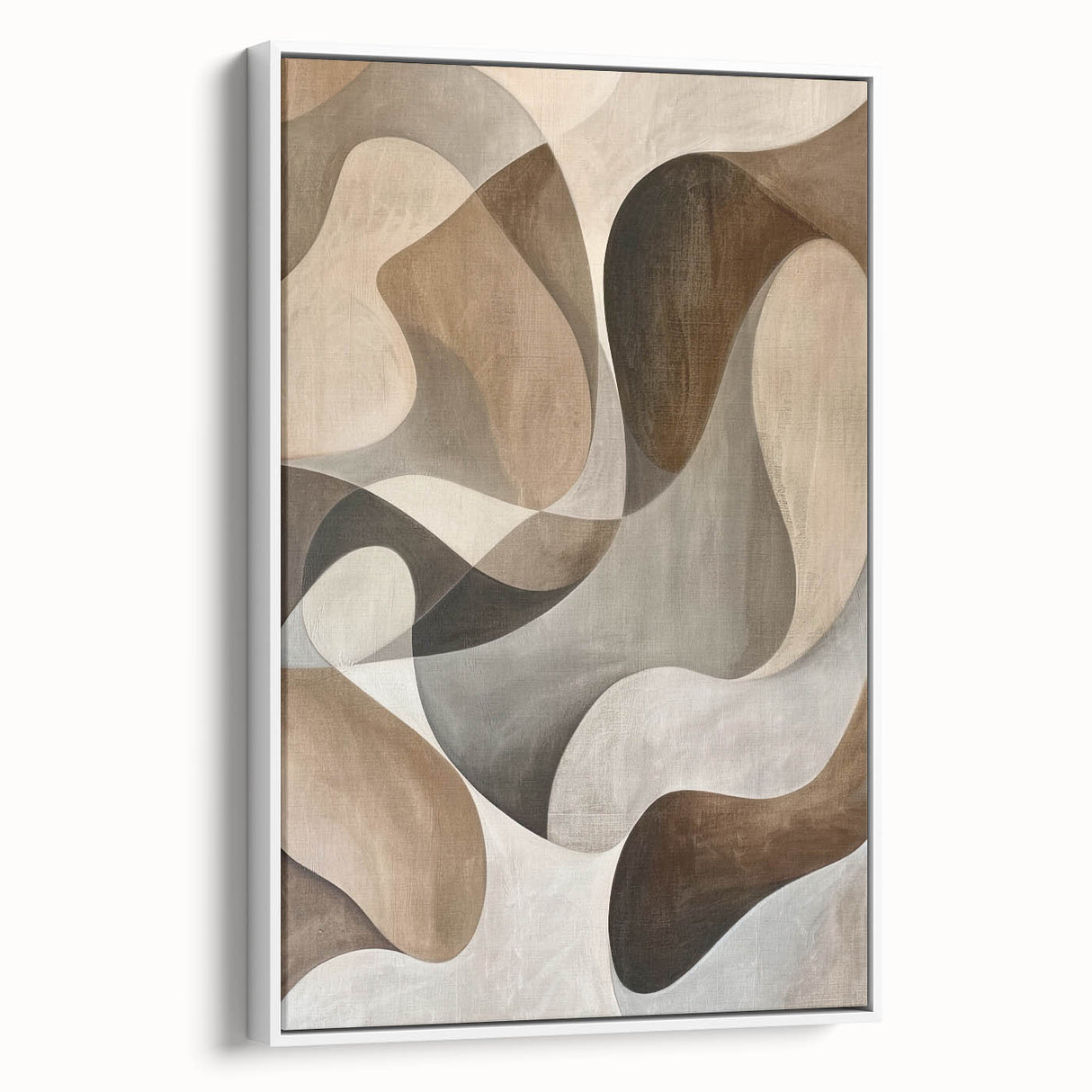 Acrylic Dining Room Artwork - Earthy Abstract Wall Art