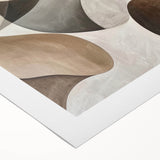 Acrylic Dining Room Artwork - Earthy Abstract Wall Art