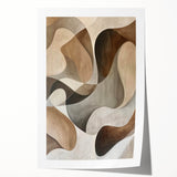 Acrylic Dining Room Artwork - Earthy Abstract Wall Art