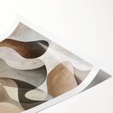 Acrylic Dining Room Artwork - Earthy Abstract Wall Art