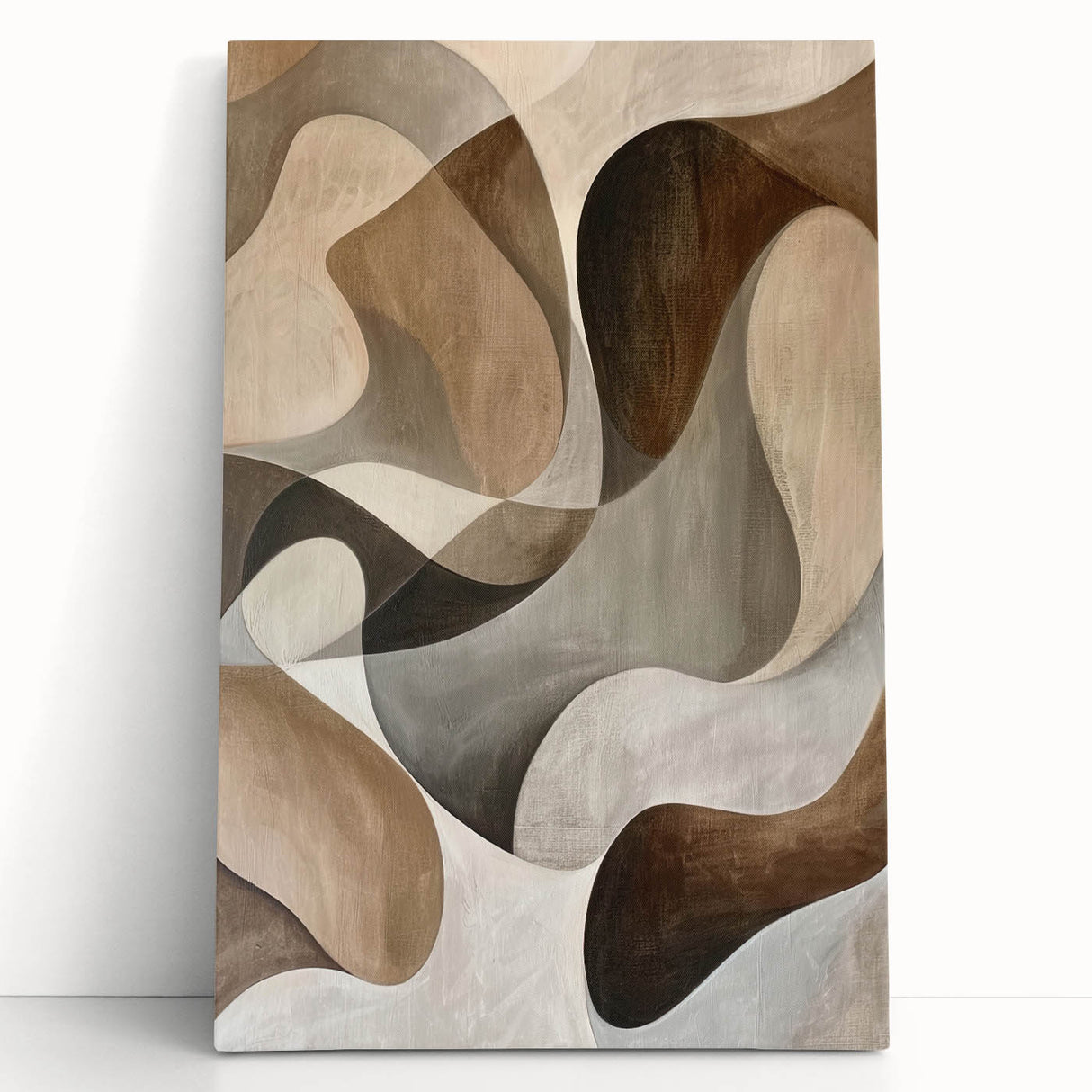 Acrylic Dining Room Artwork - Earthy Abstract Wall Art