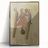 Baroque Hunting Gear: Classic Art Print with Rustic Detail