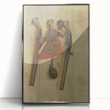 Baroque Hunting Gear: Classic Art Print with Rustic Detail