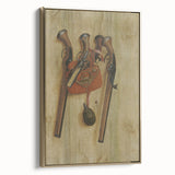 Baroque Hunting Gear: Classic Art Print with Rustic Detail