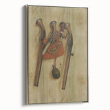 Baroque Hunting Gear: Classic Art Print with Rustic Detail