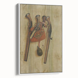 Baroque Hunting Gear: Classic Art Print with Rustic Detail