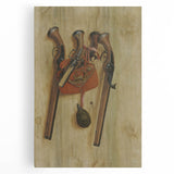 Baroque Hunting Gear: Classic Art Print with Rustic Detail