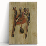 Baroque Hunting Gear: Classic Art Print with Rustic Detail