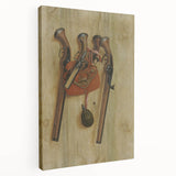 Baroque Hunting Gear: Classic Art Print with Rustic Detail