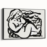 Expressionist Art - Seated Female Nude by Leo Gestel