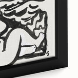 Expressionist Art - Seated Female Nude by Leo Gestel