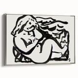 Expressionist Art - Seated Female Nude by Leo Gestel