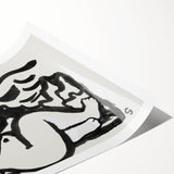 Expressionist Art - Seated Female Nude by Leo Gestel