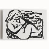 Expressionist Art - Seated Female Nude by Leo Gestel