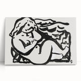 Expressionist Art - Seated Female Nude by Leo Gestel