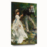 Impressionist Romance - La Promenade by Renoir, Charming Wall Art Print