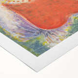 Modern Wall Art - Vibrant Abstract Folk Costume Print for Unique Decor