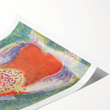 Modern Wall Art - Vibrant Abstract Folk Costume Print for Unique Decor