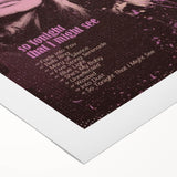 Mazzy Star So Tonight That I Might See Poster - Retro Music Art