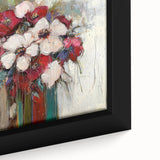 Dining Room Wall Decor - Elegant Floral Canvas Artwork