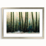 Serene Bamboo Forest Wall Art – Nature-Inspired Canvas Print