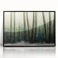 Serene Bamboo Forest Wall Art – Nature-Inspired Canvas Print
